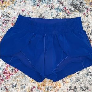 Blue lululemon shorts
